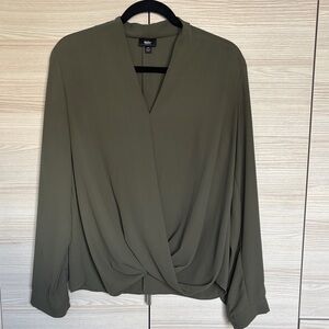 Mossimo Supply Co. Olive Green Women's Blouse